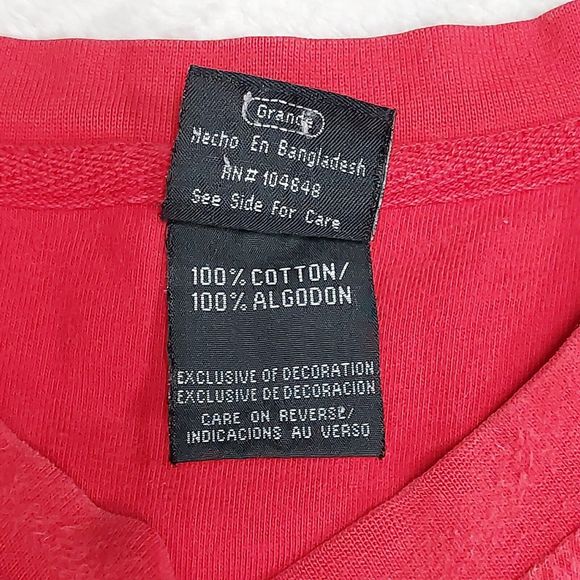 Vintage 90s Ohio State Buckeyes Red Starter Graphic T-Shirt Men's Size Large - Picture 4 of 7